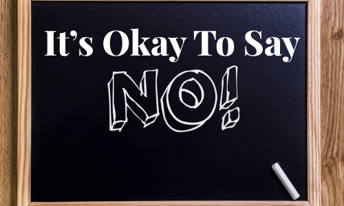 There is Power in the Word – ‘NO’
